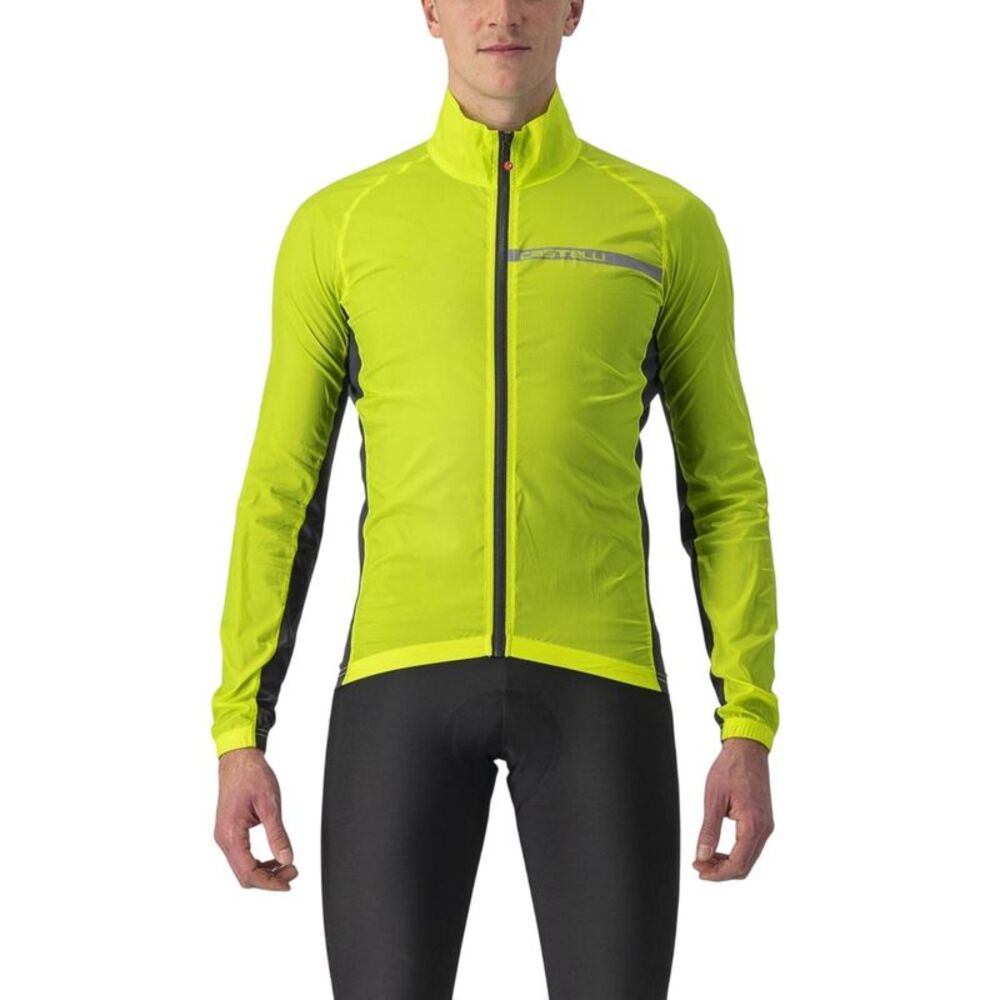 Castelli Mens Squadra Cycling Jacket / Lime